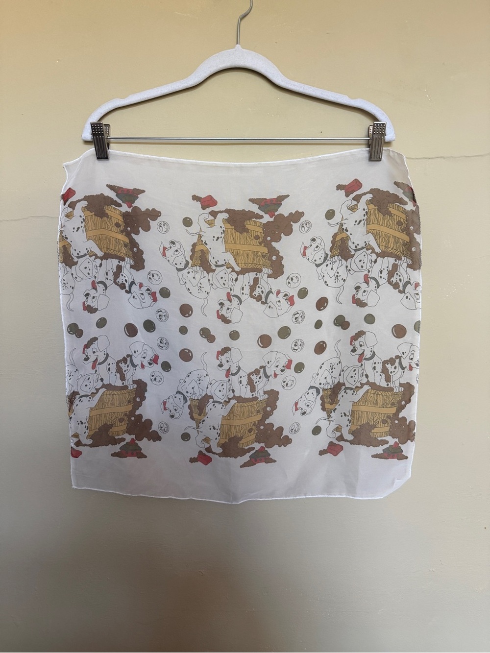 Vintage Disney 101 Dalmatians Sheer Scarf